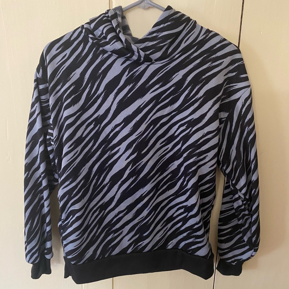 Medium zebra stripe hoodie by just be